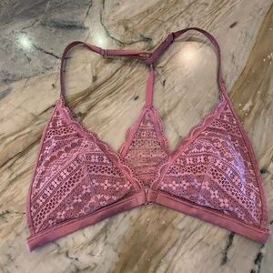 Victoria's Secret Pink Lace Racerback Bralette